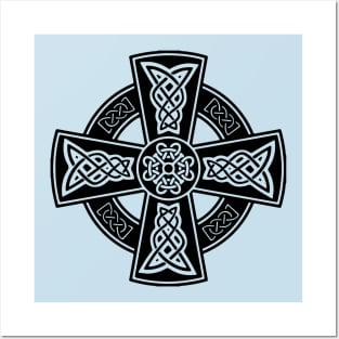 Celtic High Cross Decorative Knotwork 13 Posters and Art